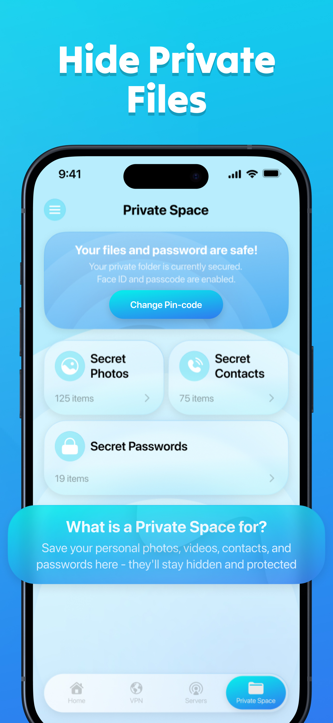 App screen – plans
